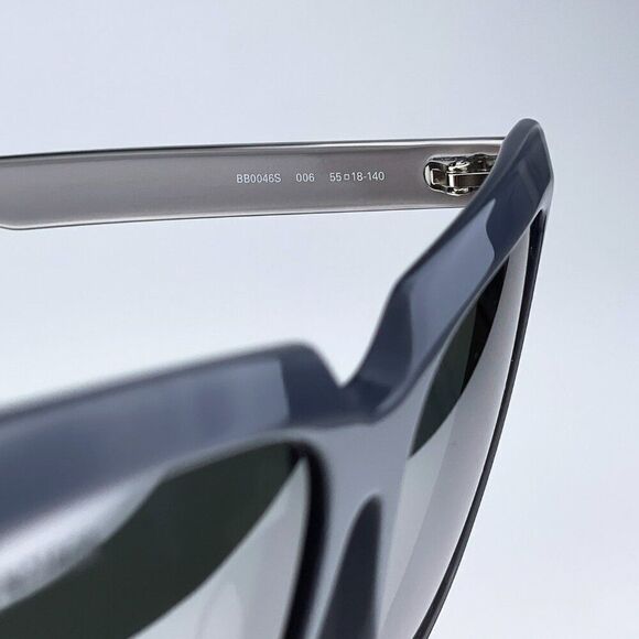 SALE! NEW Balenciaga BB0046S 006 Silver Mirrored Square Cat Eye Women Sunglasses